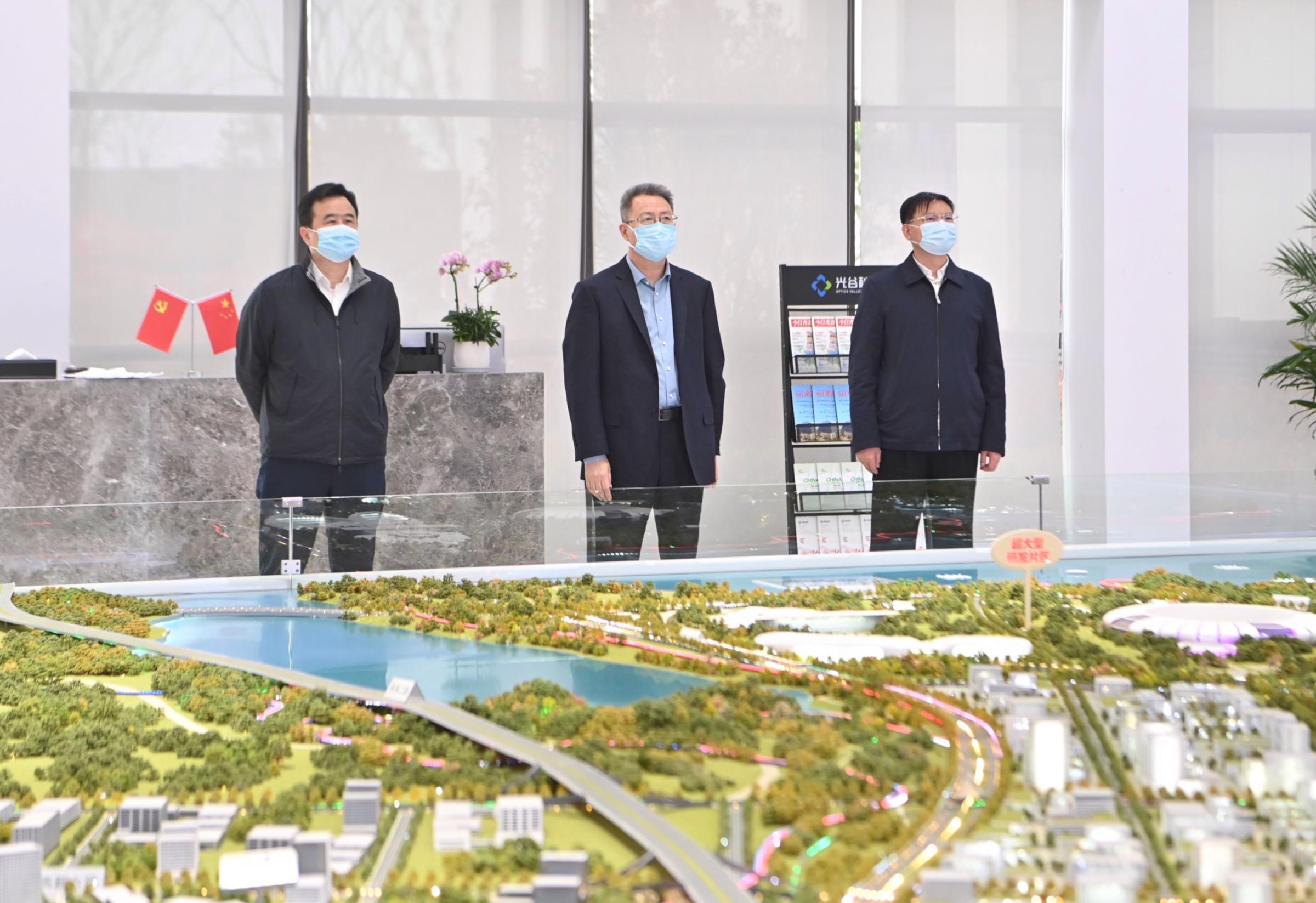 郭元强调研武汉新城规划建设工作，加快推进武汉新城重点项目建设，着力完善提升城市功能